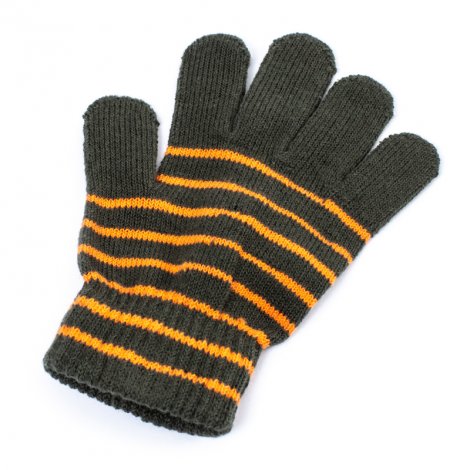 Оранжевый комплект: шапка, перчатки для мальчика PlayToday 381087, вид 3