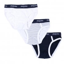 Белые трусы, 3 шт. в комплекте для мальчика PlayToday Baby 387045