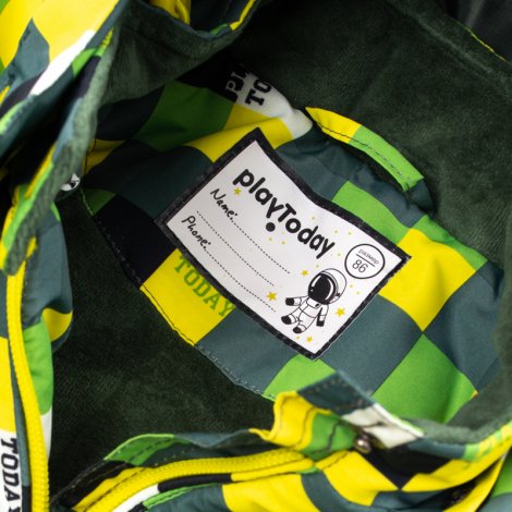 Зеленая куртка для мальчика PlayToday Baby 387102, вид 7