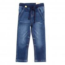 Синие брюки джинсовые для мальчика PlayToday Baby 387109