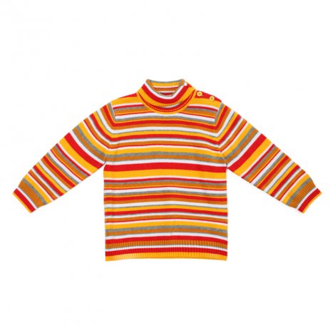 Желтый свитер для девочки PlayToday Baby 388011, вид 1