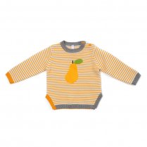 Желтый джемпер для девочки PlayToday Baby 388012