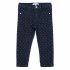 Темно-синие брюки джинсовые для девочки PlayToday Baby 388016, вид 1 превью