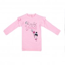 Розовое платье для девочки PlayToday Baby 388116
