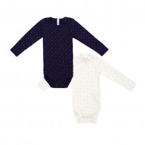 Белые боди, 2 шт. в комплекте для девочки PlayToday Baby 388123