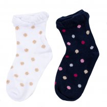 Синие носки, 2 пары в комплекте для девочки PlayToday Baby 388141