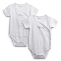 Белые боди, 2 шт. в комплекте для девочки PlayToday Baby 388811