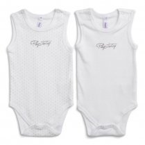 Белые боди, 2 шт. в комплекте для девочки PlayToday Baby 388812