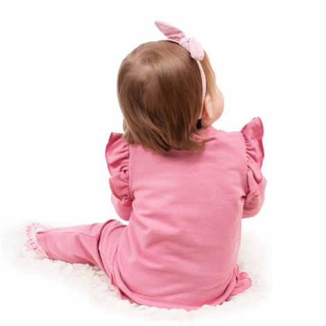 Розовая толстовка для девочки PlayToday Baby 388827, вид 7