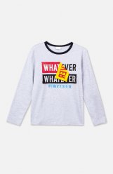 Серая футболка с длинным рукавом для мальчика PlayToday Tween 393181