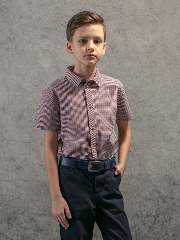 Красная сорочка для мальчика S'COOL 393428, вид 4