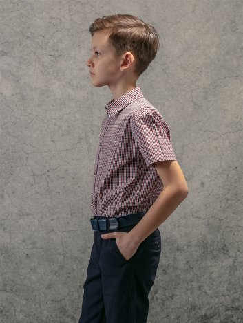 Красная сорочка для мальчика S'COOL 393428, вид 6
