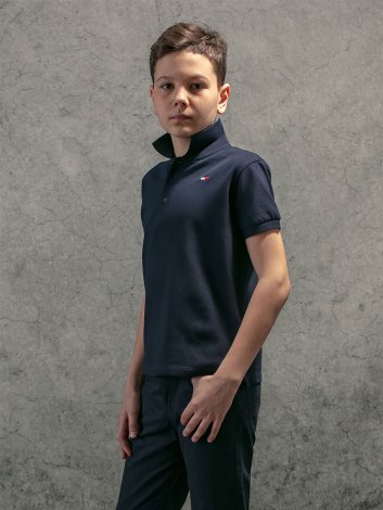 Темно-синяя футболка для мальчика S'COOL 393452, вид 5