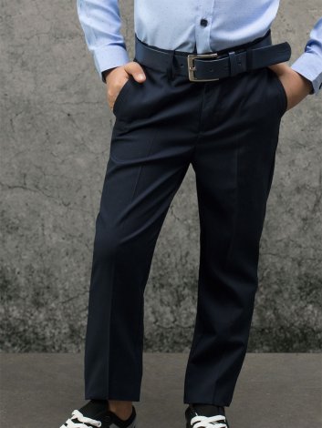 Синие брюки для мальчика S'COOL 393455, вид 3