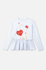 Серая блузка для девочки PlayToday Tween 394182