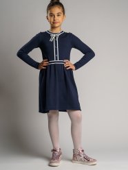 Синее платье для девочки S'COOL 394415