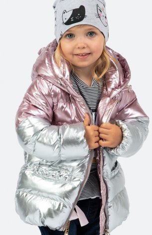 Розовая куртка демисезонная для девочки PlayToday Baby 398006, вид 6