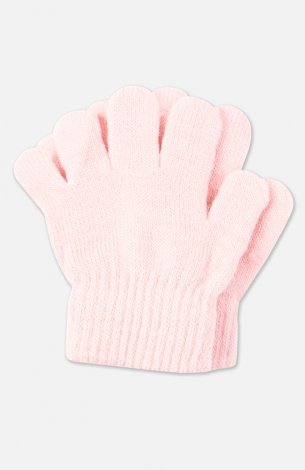 Розовые перчатки, 2 пары в комплекте для девочки PlayToday Baby 398024, вид 2