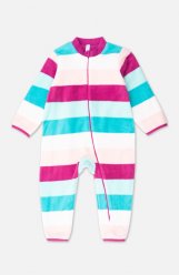 Розовый комбинезон флисовый для девочки PlayToday Baby 398160