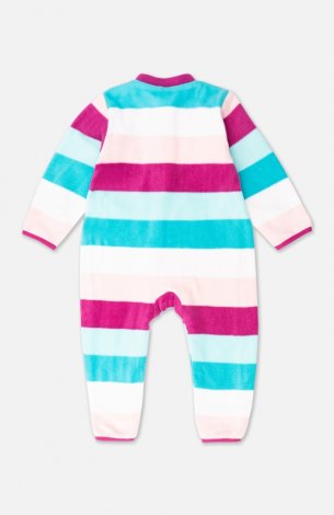 Розовый комбинезон флисовый для девочки PlayToday Baby 398160, вид 2
