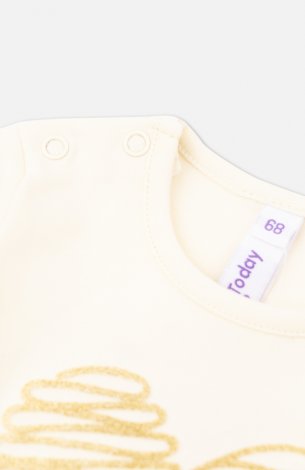 Белые боди для девочки PlayToday Baby 398815, вид 3