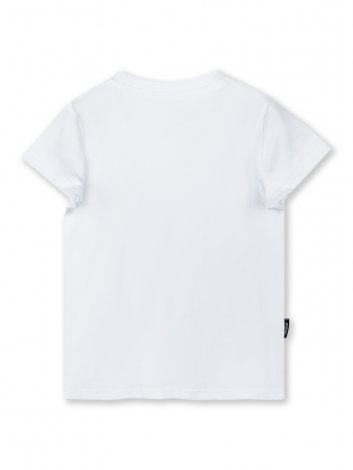 Белый комплект трикотажный: футболка, шорты для девочки PlayToday 399306, вид 5