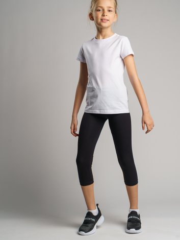 Черные леггинсы для девочки PlayToday Tween 4202121, вид 1