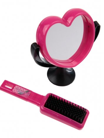 Розовый игровой набор "парикмахер", 12 предметов для девочки PlayToday 42022117, вид 7