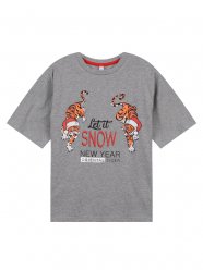 Серая футболка для мальчика PlayToday Tween 42111003