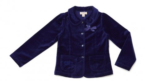 Черничный жакет для девочки PlayToday 432037, вид 1