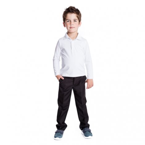 Белая футболка с длинным рукавом для мальчика PlayToday 461013/719, вид 2