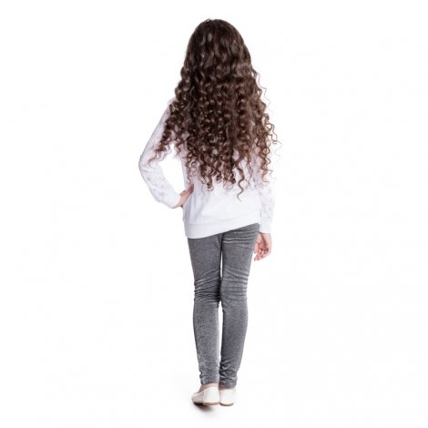 Белая футболка с длинным рукавом для девочки S'COOL 464007/3237, вид 3