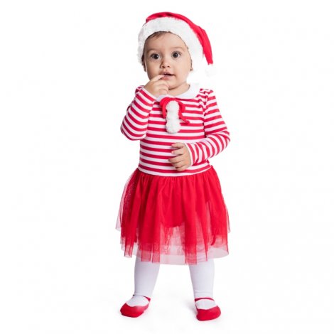 Красный карнавальный костюм для девочки PlayToday Baby 468010, вид 2