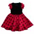 Красное платье для девочки PlayToday Baby 468014, вид 3 превью