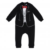 Черный комбинезон для мальчика PlayToday Baby 487801