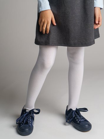 Белые колготки для девочки PlayToday Tween 52025038, вид 2