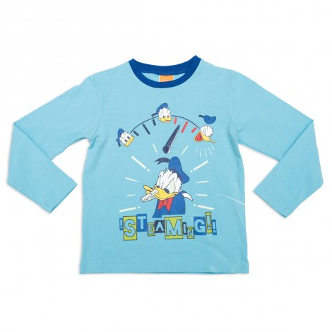 Голубая футболка с длинным рукавом для мальчика PlayToday 541005, вид 1