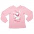 Розовая футболка с длинным рукавом для девочки PlayToday 542002, вид 1 превью