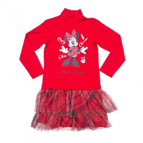 Красное платье для девочки PlayToday 542004, вид 1