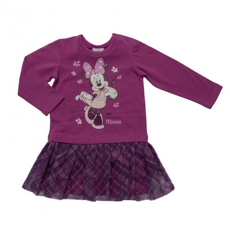 Бордовое платье для девочки PlayToday Baby 548003, вид 1
