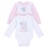 Разноцветные боди, 2 шт. в комплекте для девочки PlayToday Baby 568801/1600, вид 1 превью