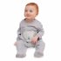 Серый комплект: боди, комбинезон, шапочка для мальчика PlayToday Baby 587806, вид 8 превью