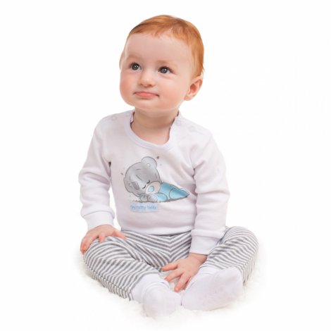 Серый комплект: боди, комбинезон, шапочка для мальчика PlayToday Baby 587806, вид 10