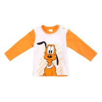 Белая футболка с длинным рукавом для мальчика PlayToday Baby 587857