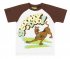 Коричневый комплект: футболка, шорты для мальчика PlayToday 621001, вид 1 превью