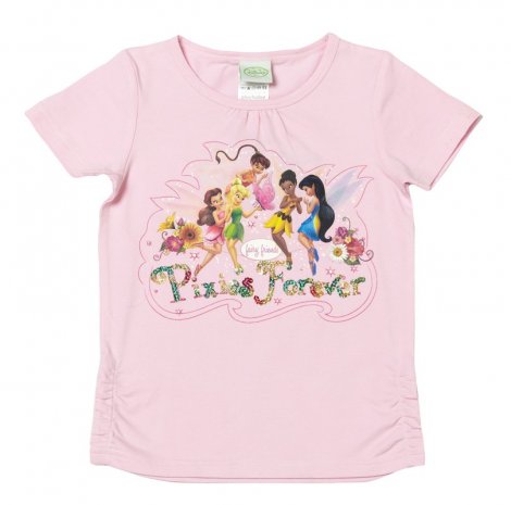 Розовая футболка для девочки PlayToday 622004, вид 1