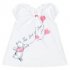 Белая пижама: туника, шорты для девочки S'COOL 644007, вид 1 превью