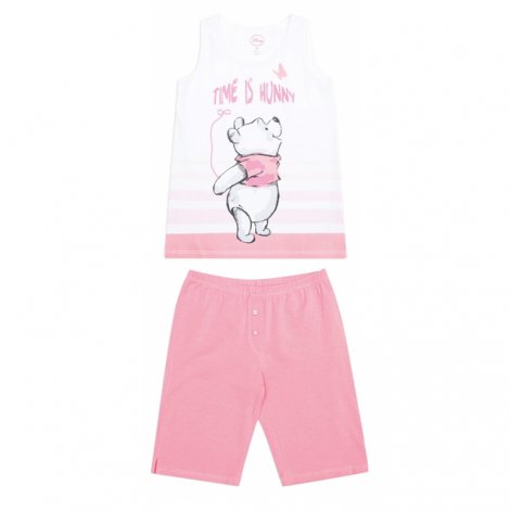 Розовая пижама: майка, бриджи для девочки S'COOL 644009, вид 1