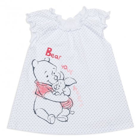Белая пижама: туника, шорты для девочки PlayToday 646001, вид 2