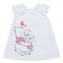 Белая пижама: туника, шорты для девочки PlayToday 646001, вид 2 превью